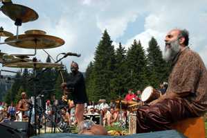 Salis, Vasconcelos, Consolmagno al Festival I Suoni delle Dolomiti luglio 2004