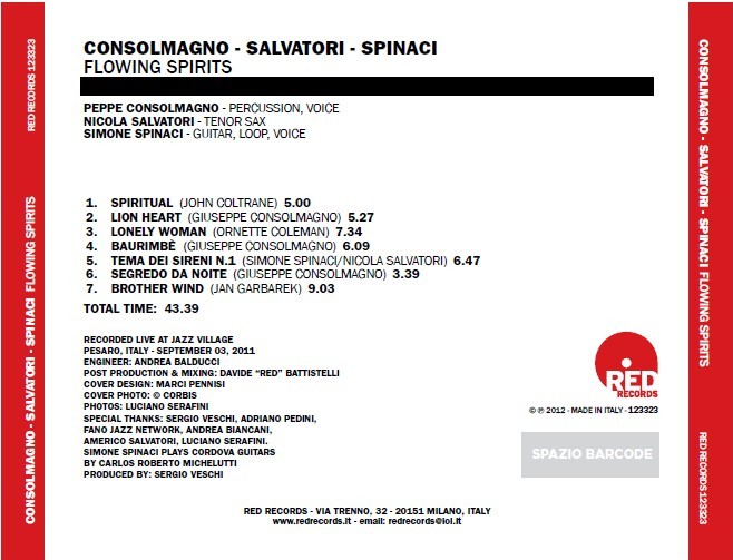 Retro Cd Flowing Spirits - Consolmagno,Salvatori,Spinaci